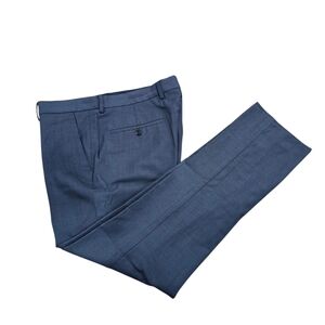 Express Innovator Navy Wool Blend Dress Pants Size 32 X 30